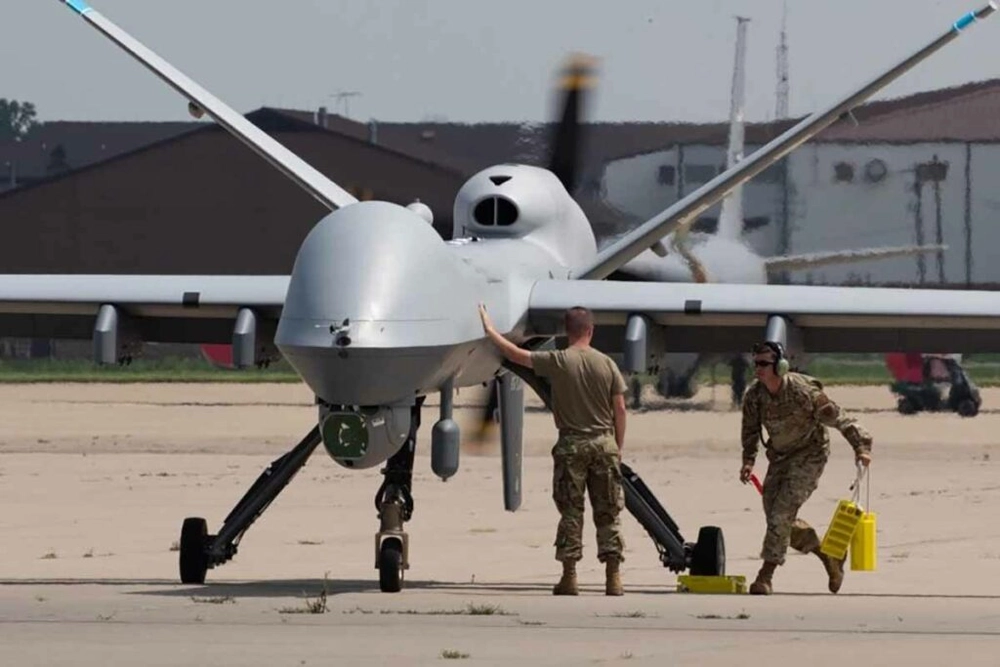 img of MQ-9 dos EUA: Drone gigante com alcance ampliado para ataques precisos