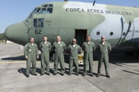 img of KC-130 Hércules FAB 2462 faz voo final para exibição no Musal