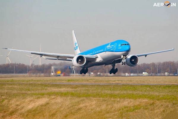 img of Desvio de rota Boeing 777 da KLM devido a falhas nos banitórios