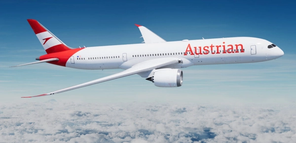 img of Primeiro Boeing 787 da Austrian Airlines faz sua estreia