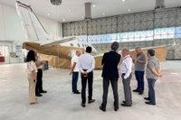 img of Visita técnica da prefeitura de Jundiaí-SP no centro TAM de aviação executiva