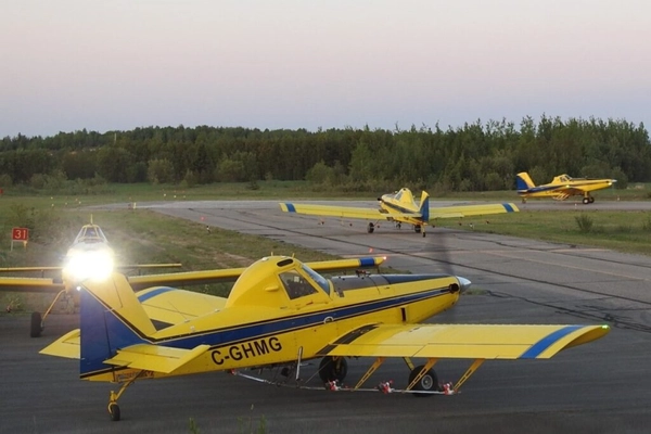 img of Empresa aeroagrícola cobre 64,4 mil hectares canadenses com 16 aviões em um dia