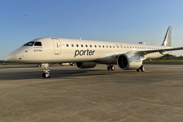 img of Porter inicia voos EUA-Montreal com jatos Embraer E2 brasileiros