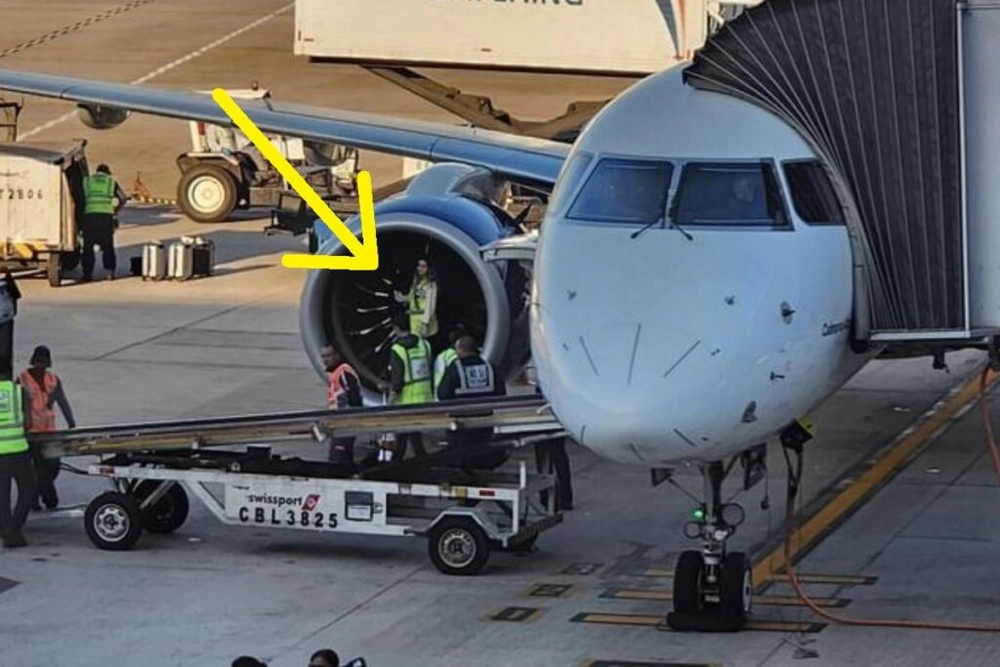 img of Embraer 195-e2 colide com animais ao aterrissar em Confins, MG