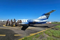 img of Voo táxi aéreo entrega 1 tonelada de donativos ao Rio Grande do Sul