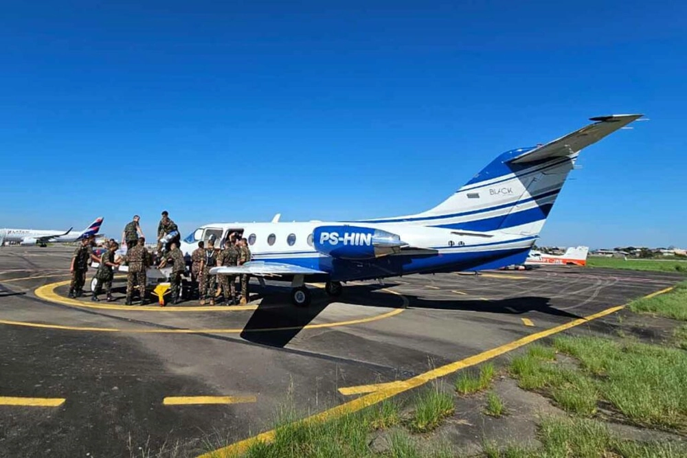 img of Voo táxi aéreo entrega 1 tonelada de donativos ao Rio Grande do Sul